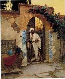 unknow artist Arab or Arabic people and life. Orientalism oil paintings 10 Sweden oil painting art